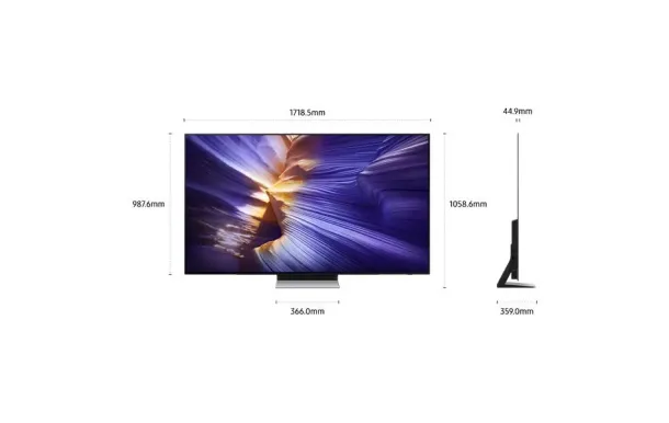 SAMSUNG Téléviseur UHD 4K SA TQ77S90FAEXXC
